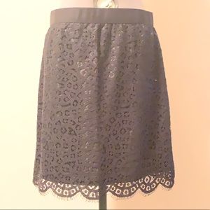 Classic Black Lace Skirt